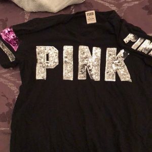 PINK sparkle top